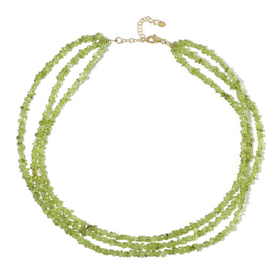 Peridot Silver Necklace