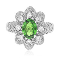 14K AAA Tsavorite Gold Ring (CIRARI)
