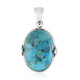 Kingman Blue Mojave Turquoise Silver Pendant (Art of Nature)
