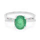 Bahia Emerald Silver Ring