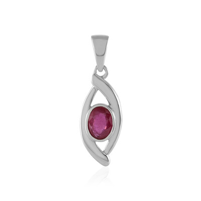 Madagascar Ruby Silver Pendant