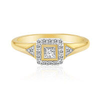 9K SI1 (G) Diamond Gold Ring