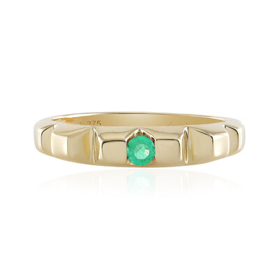 9K Colombian Emerald Gold Ring (de Melo)