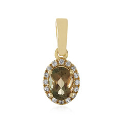 9K Oregon Sunstone Gold Pendant
