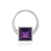 Amethyst Silver Pendant