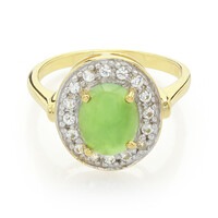 Imperial Chrysoprase Silver Ring