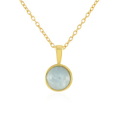 Aquamarine Silver Necklace