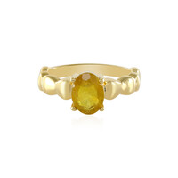 Madagascar Yellow Sapphire Silver Ring