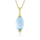 Sky Blue Topaz Silver Pendant (KM by Juwelo)