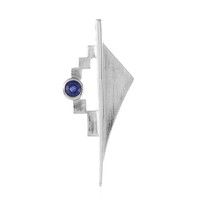 Madagascar Blue Sapphire Silver Pendant
