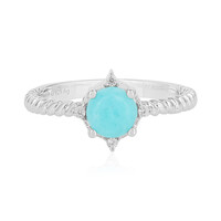 Amazonite Silver Ring