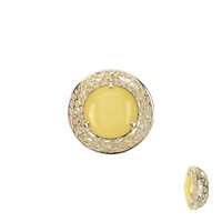 9K Baltic Amber Gold Pendant