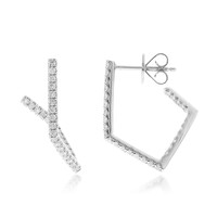 14K I1 (H) Diamond Gold Earrings (CIRARI)