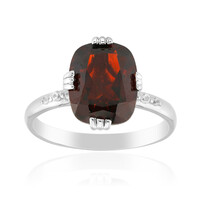 Mozambique Garnet Silver Ring