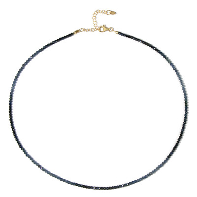 Blue Sapphire Silver Necklace