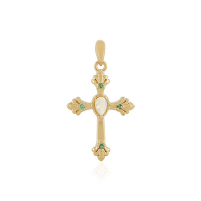 Welo Opal Silver Pendant