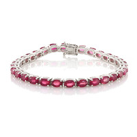 Madagascar Ruby Silver Bracelet
