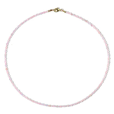Fancy Beryl Silver Necklace