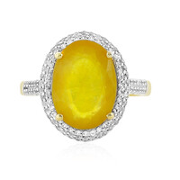 Madagascar Yellow Sapphire Silver Ring
