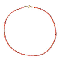 Pink Quartz Silver Necklace