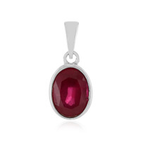 Madagascar Ruby Silver Pendant