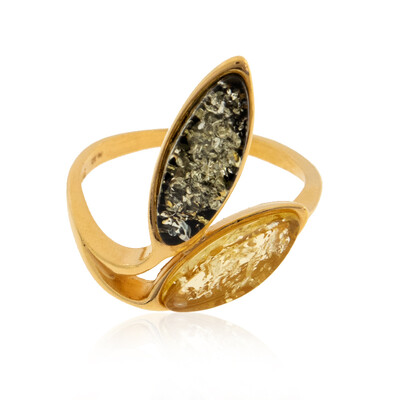 Baltic Amber Silver Ring (dagen)