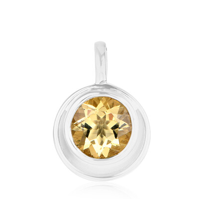 Golden Labradorite Silver Pendant