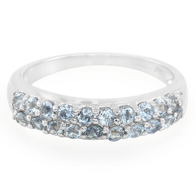 Santa Teresa Aquamarine Silver Ring