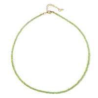 Peridot Silver Necklace