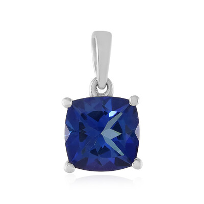 Royal Blue Topaz Silver Pendant