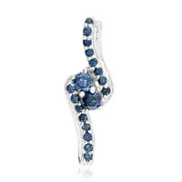 I3 Blue Diamond Silver Pendant