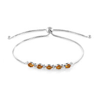 Citrine Silver Bracelet