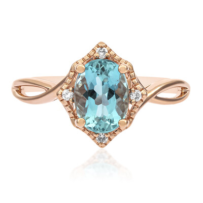 14K AAA Brazilian Aquamarine Gold Ring (CIRARI)