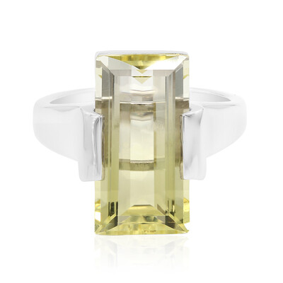 Amazon Quartz Silver Ring