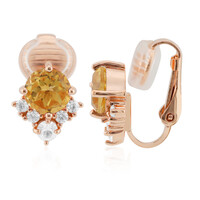Citrine Silver Earrings