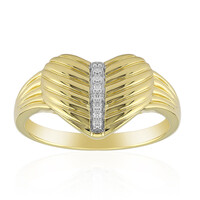 SI1 (G) Diamond Silver Ring
