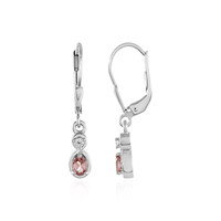 Malaya Garnet Silver Earrings