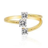 14K SI1 (G) Diamond Gold Ring