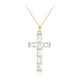White Topaz Silver Necklace