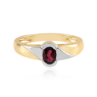 Raspberry Rhodolite Silver Ring