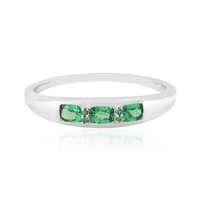 Tsavorite Silver Ring