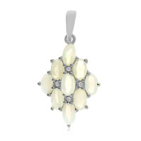 Welo Opal Silver Pendant