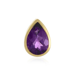Siberian Amethyst Silver Pendant