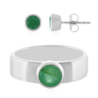Socoto Emerald Silver Ring