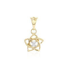 9K SI1 (I) Diamond Gold Pendant
