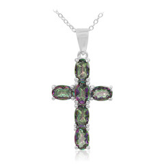 Mystic Quartz Silver Necklace