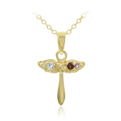 Sky Blue Topaz Silver Necklace
