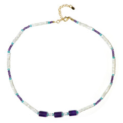 Amethyst Silver Necklace