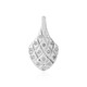 I4 (J) Diamond Silver Pendant