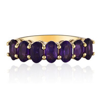 Zambian Amethyst Silver Ring